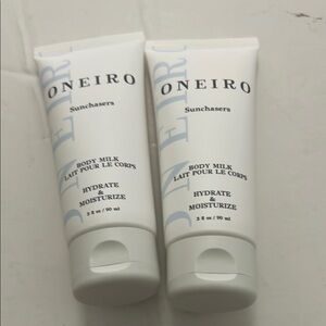 ONEIRO‎ SUNCHASERS BODY MILK HYDRATE & MOISTURIZE 3.Fl / 90 ml SET OF 2